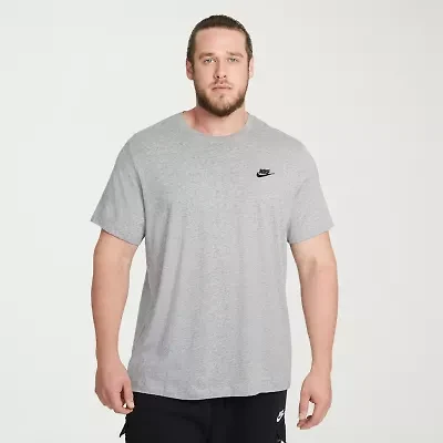 Nike Embroidered Logo Mens Crew Neck Short Sleeve Active Big and Tall T-Shirt