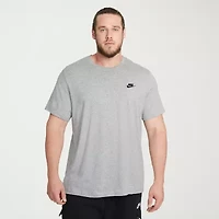 Nike Embroidered Logo Mens Crew Neck Short Sleeve Active Big and Tall T-Shirt