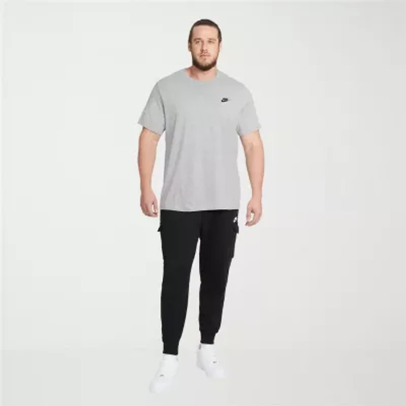 Nike Embroidered Logo Mens Crew Neck Short Sleeve Active Big and Tall T-Shirt