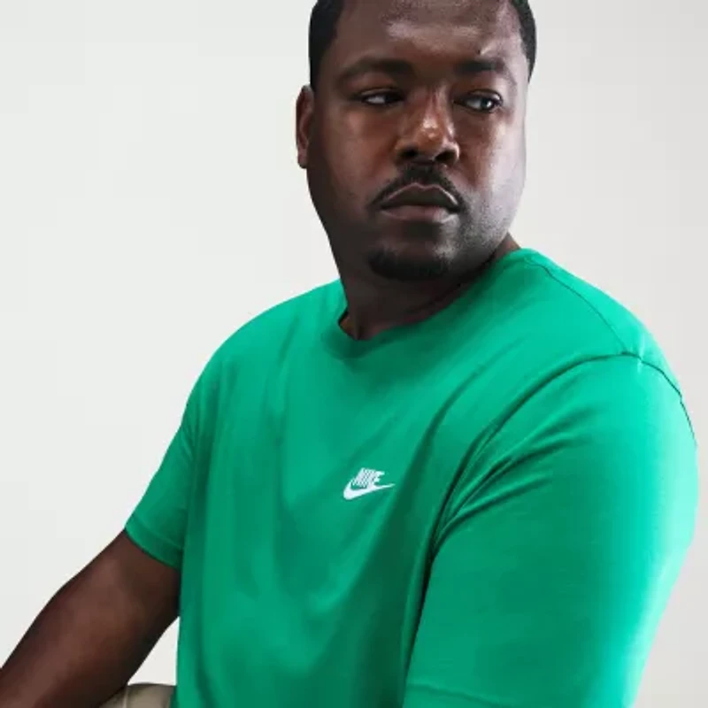 Nike Mens Crew Neck Short Sleeve Regular Fit Big and Tall Graphic T-Shirt