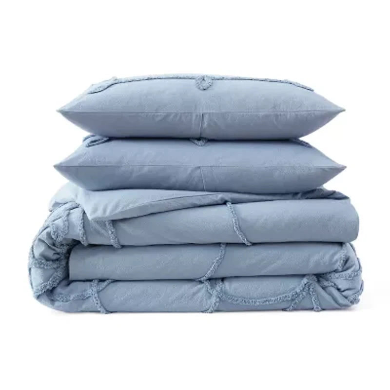 Peri Home Retro Scroll Comforter Sets