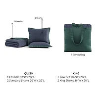 Bebejan Textured Quilted Coverlet Set