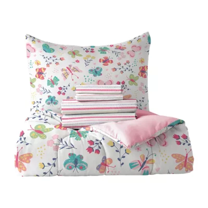 Dream Factory Butterfly Garden Comforter Sets