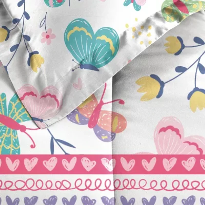 Dream Factory Butterfly Garden Comforter Sets