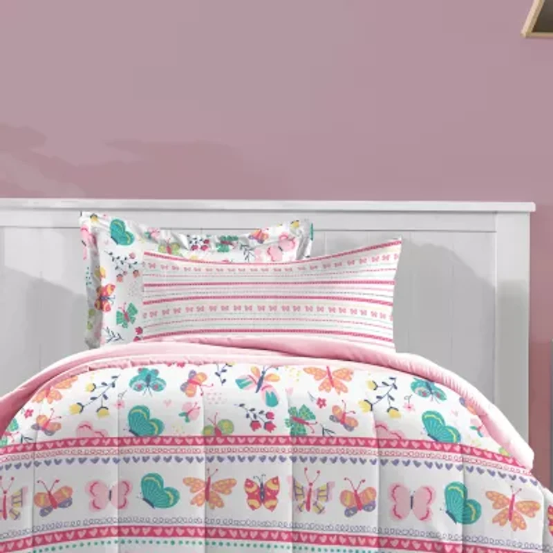 Dream Factory Butterfly Garden Comforter Sets