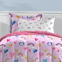 Dream Factory Balloon Hearts 7-pc. Lightweight Comforter Set