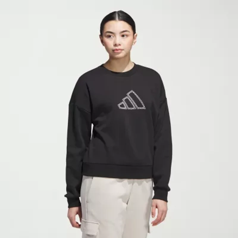 adidas Pearl Fleece Crew Neck Sweatshirt