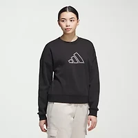 adidas Pearl Fleece Crew Neck Sweatshirt