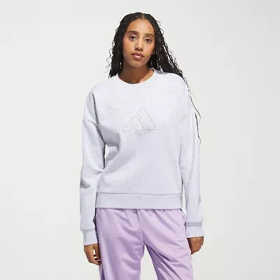 adidas Womens Crew Neck Long Sleeve Sweatshirt