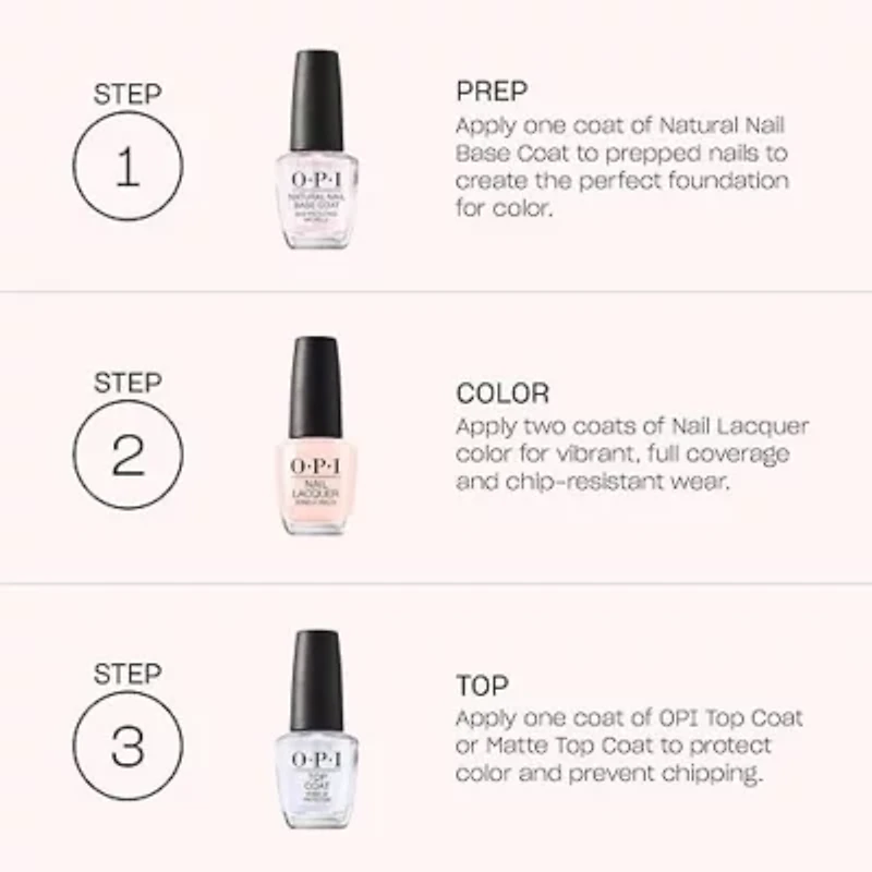OPI Natural Nail Base Coat Nail Polish