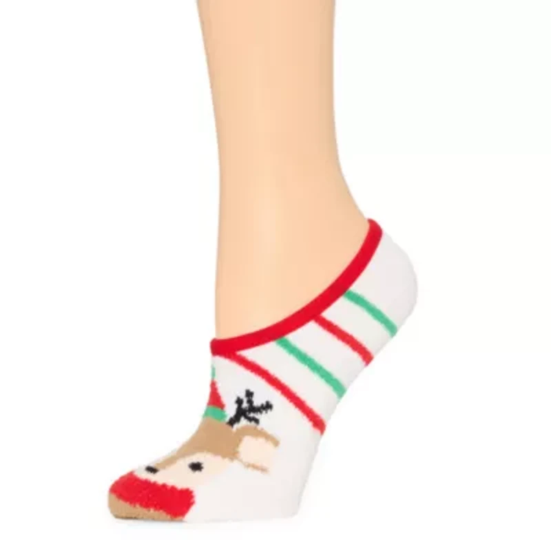 Mixit Holiday Cozy Womens 1 Pair Liner Socks