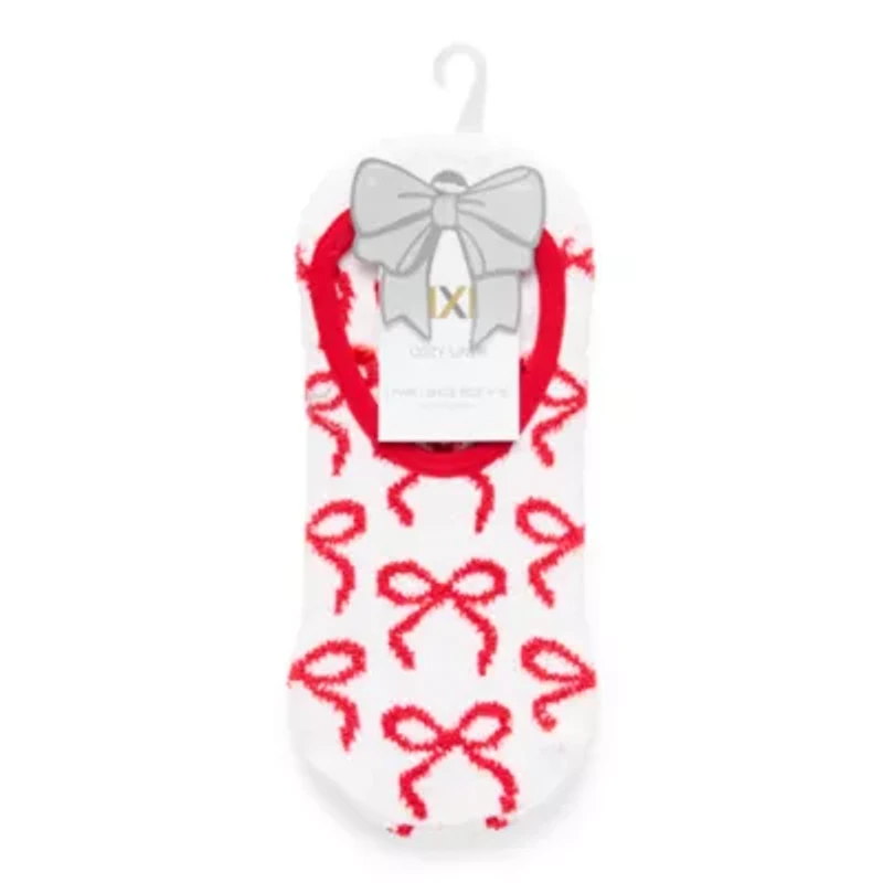 Mixit Holiday Cozy Womens 1 Pair Liner Socks