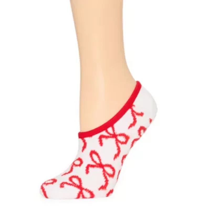 Mixit Holiday Cozy Womens 1 Pair Liner Socks
