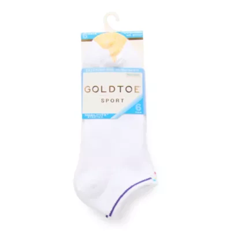 Gold Toe Womens 6 Pair Plus Tall Low Cut Socks
