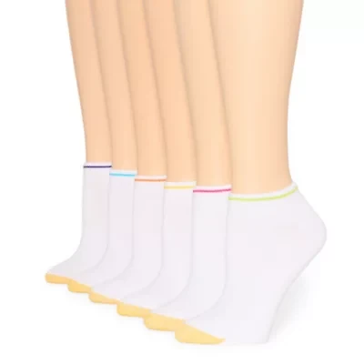 Gold Toe Womens 6 Pair Plus Tall Low Cut Socks