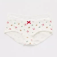 Arizona Body Cotton with Lace Boyshort Panty