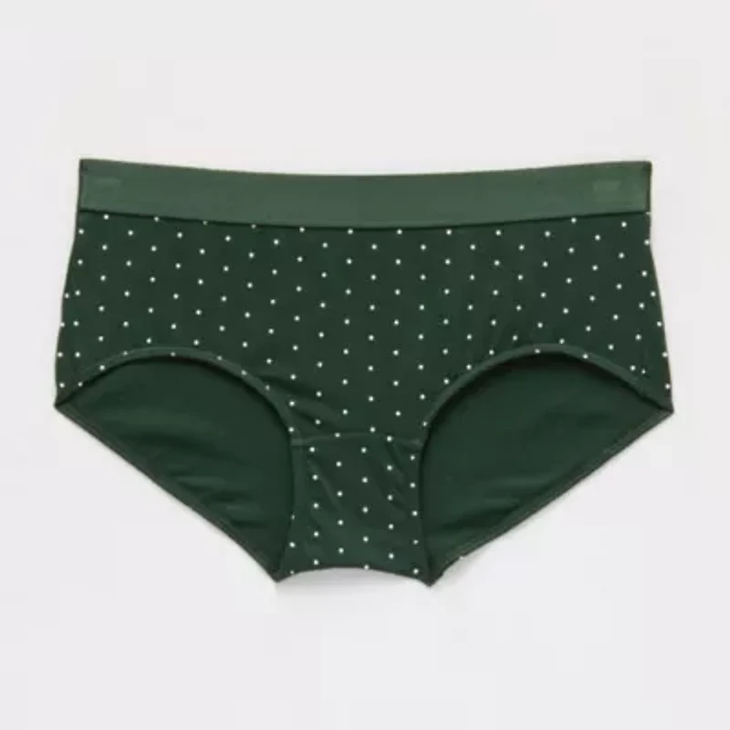 Arizona Body Cotton Elastic Waist Boyshort Panty