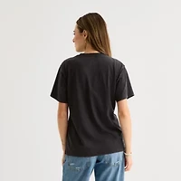 Coco Dia De Los Muertos Boyfriend Tee Womens Crew Neck Short Sleeve Regular Fit Juniors Graphic T-Shirt