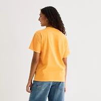 Reese'S Pieces Boyfriend Tee Womens Crew Neck Short Sleeve Regular Fit Juniors Graphic T-Shirt