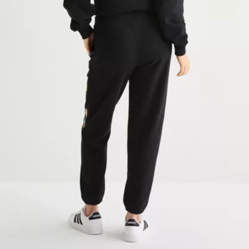 Peanuts Jogger Womens Cuffed Juniors Fleece Pant