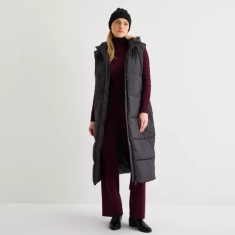 St. John's Bay Womens Midweight Puffer Vest