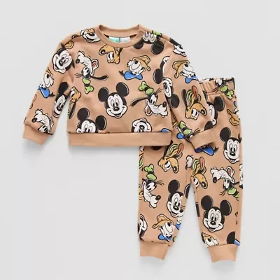 Disney Baby Boys 2-pc. Mickey and Friends Pant Set