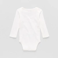 Okie Dokie Baby Unisex Round Neck Long Sleeve Rib Bodysuit