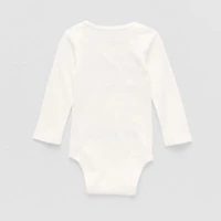 Okie Dokie Baby Unisex Round Neck Long Sleeve Rib Bodysuit