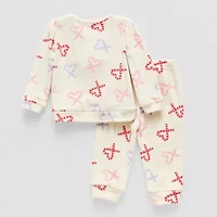 Okie Dokie Baby Girls 2-pc. Pant Set