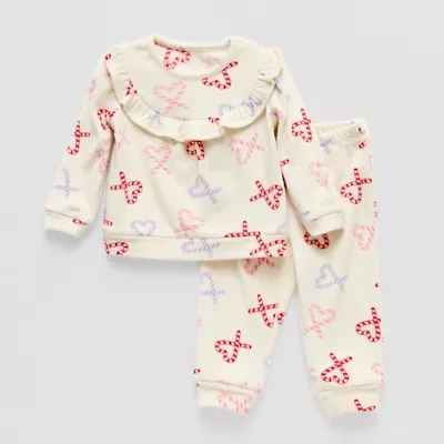 Okie Dokie Baby Girls 2-pc. Pant Set