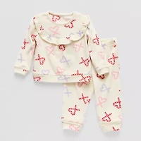 Okie Dokie Baby Girls 2-pc. Pant Set