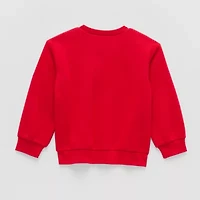 Okie Dokie Toddler & Little Unisex Crew Neck Fleece Long Sleeve Sweatshirt
