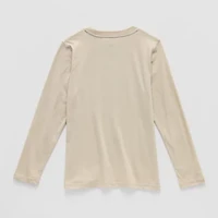 Thereabouts Little & Big Kid Boys Crew Neck Long Sleeve Regular Fit Graphic T-Shirt