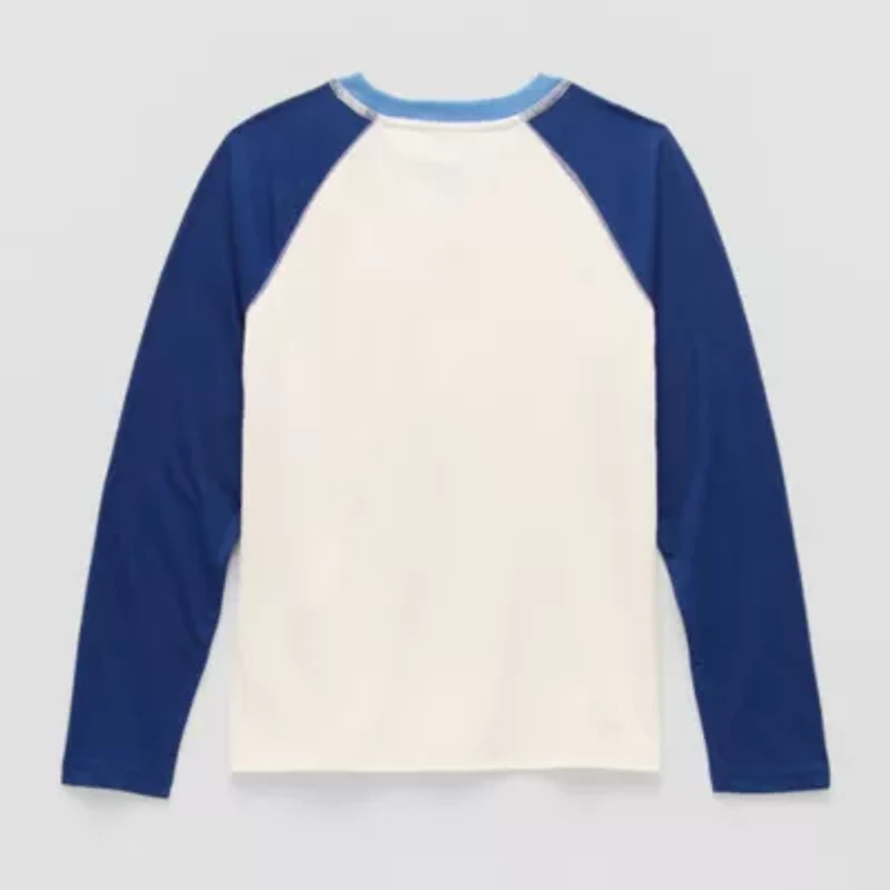 Thereabouts Little & Big Kid Boys Crew Neck Long Sleeve T-Shirt
