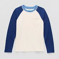 Thereabouts Little & Big Kid Boys Crew Neck Long Sleeve T-Shirt