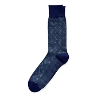 J. Ferrar Dress Mens 1 Pair Crew Socks