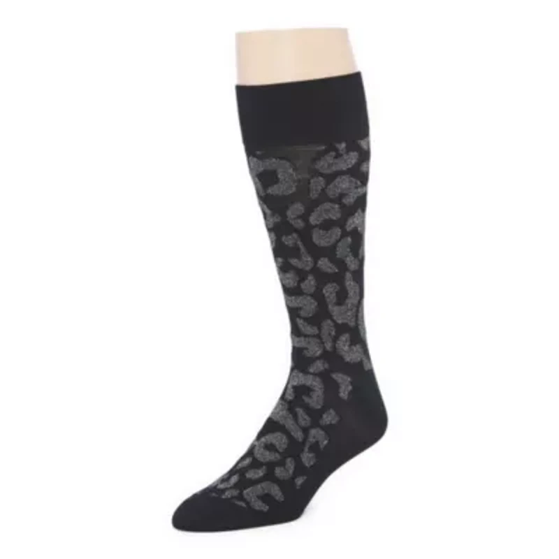 J. Ferrar Dress Mens 1 Pair Crew Socks