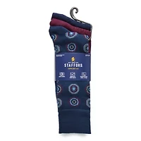 Stafford Super Soft Lux Mens 3 Pair Crew Socks