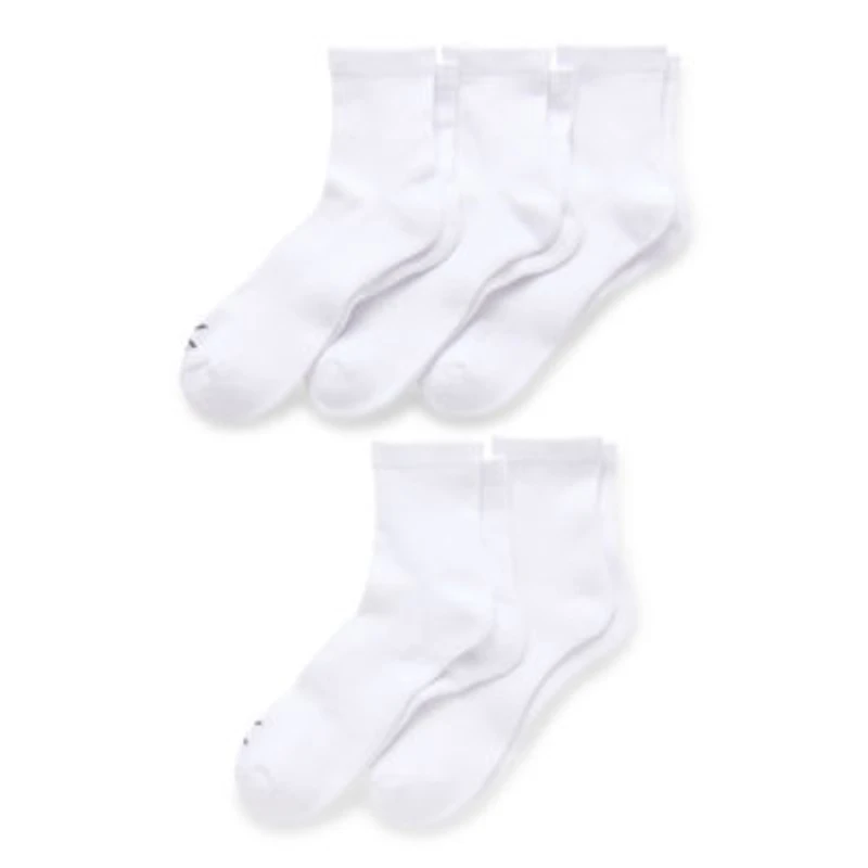 Xersion Running Mens Multi-Pack 5 Pair Quarter Ankle Socks
