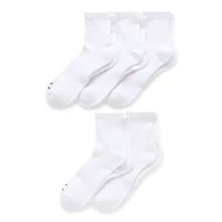 Xersion Running Mens Multi-Pack 5 Pair Quarter Ankle Socks