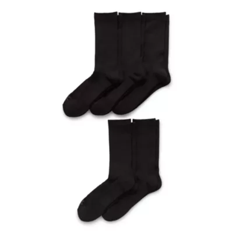 Xersion Running Mens 5 Pair Crew Socks