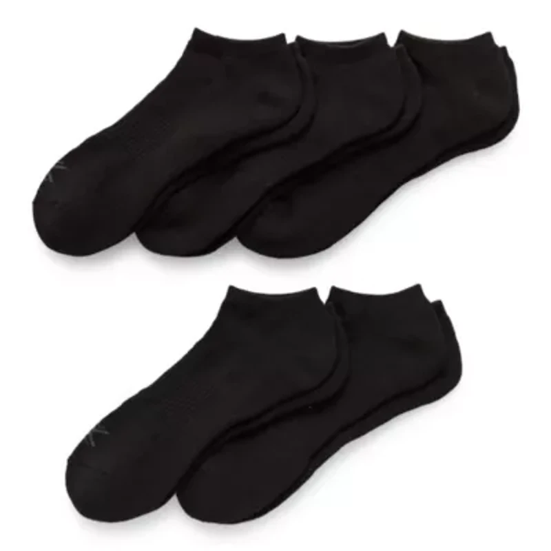 Xersion Running Mens Multi-Pack 5 Pair Low Cut Socks
