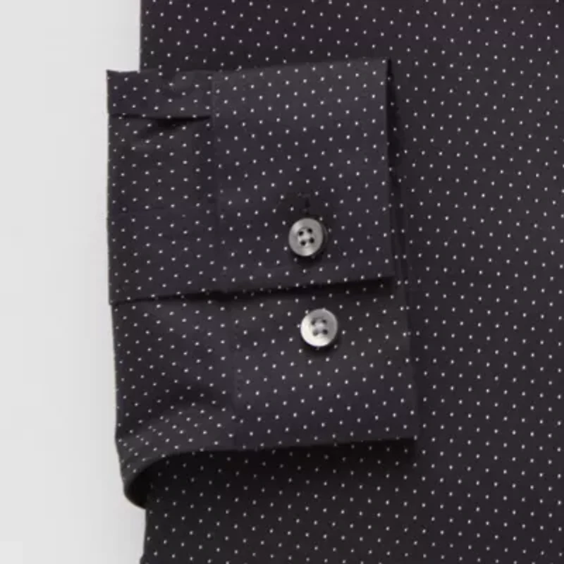 J. Ferrar Trutemp365(R) Mens Slim Fit Wrinkle Free Long Sleeve Dress Shirt