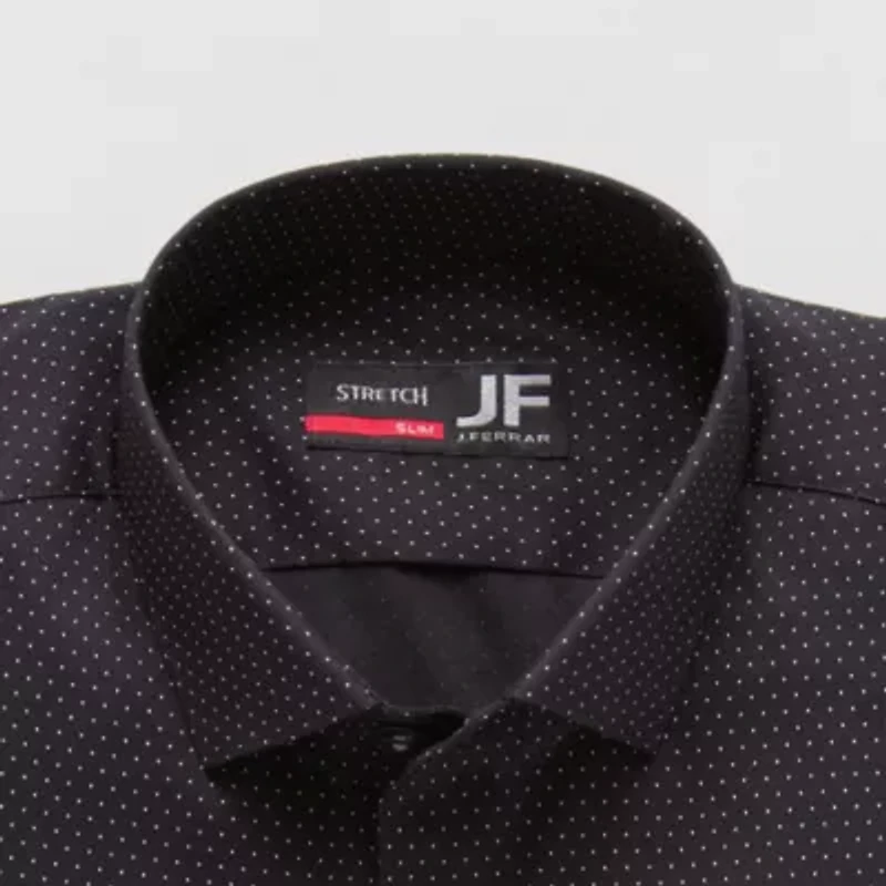 J. Ferrar Trutemp365(R) Mens Slim Fit Wrinkle Free Long Sleeve Dress Shirt