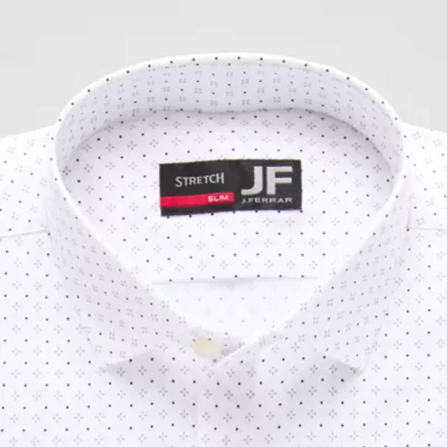 J. Ferrar 360 Stretch Performance Mens Regular Fit Wrinkle Free Long Sleeve Dress  Shirt | MainPlace Mall