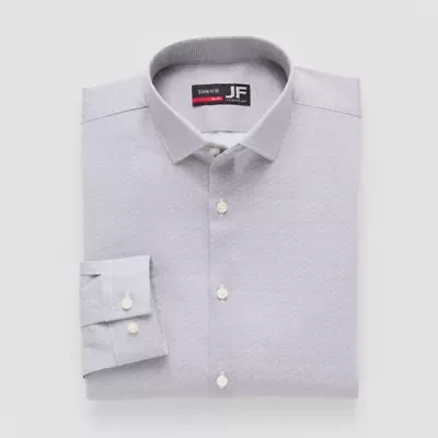 J. Ferrar Trutemp365(R) Mens Slim Fit Wrinkle Free Long Sleeve Dress Shirt