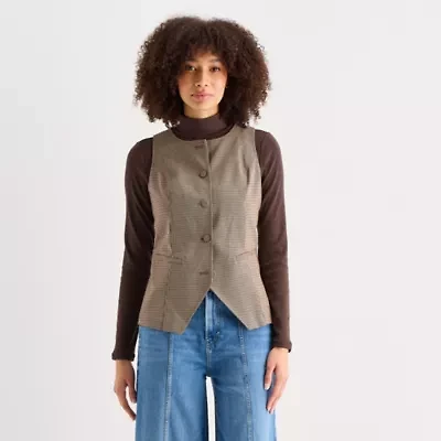 a.n.a Womens Round Neck Sleeveless Vest