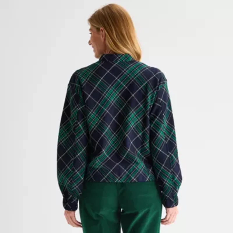 Liz Claiborne Womens Lightweight Bomber Jacket