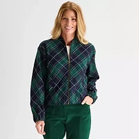 Liz Claiborne Womens Lightweight Bomber Jacket