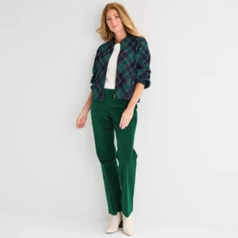 Liz Claiborne Womens Lightweight Bomber Jacket